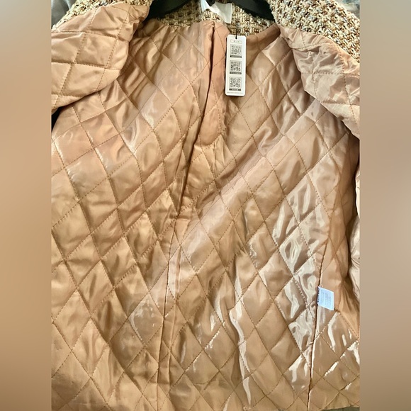 NWT Newtro Mood Fully quilted Lined Embellished Jacket M - Picture 8 of 10